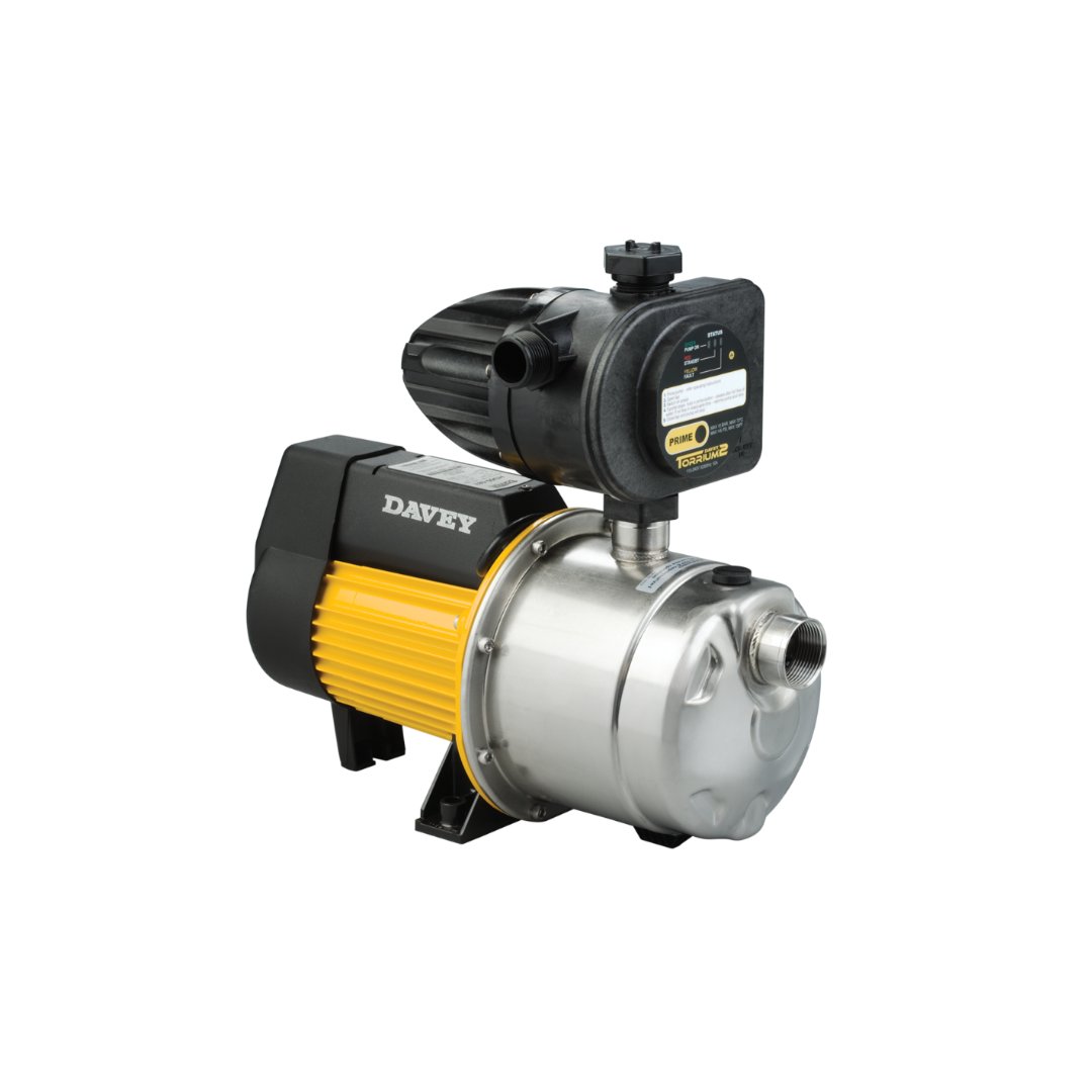 Davey water pump, nz pressure system