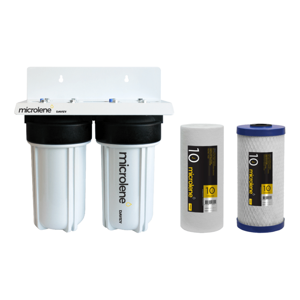 Twin Filter Housing Kit - Mains and Rain Water