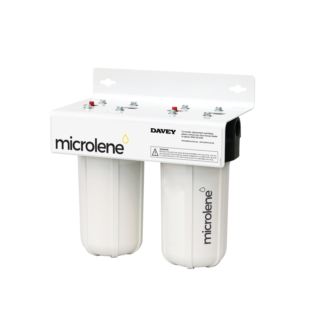 Twin Filter Housing Kit - Mains and Rain Water